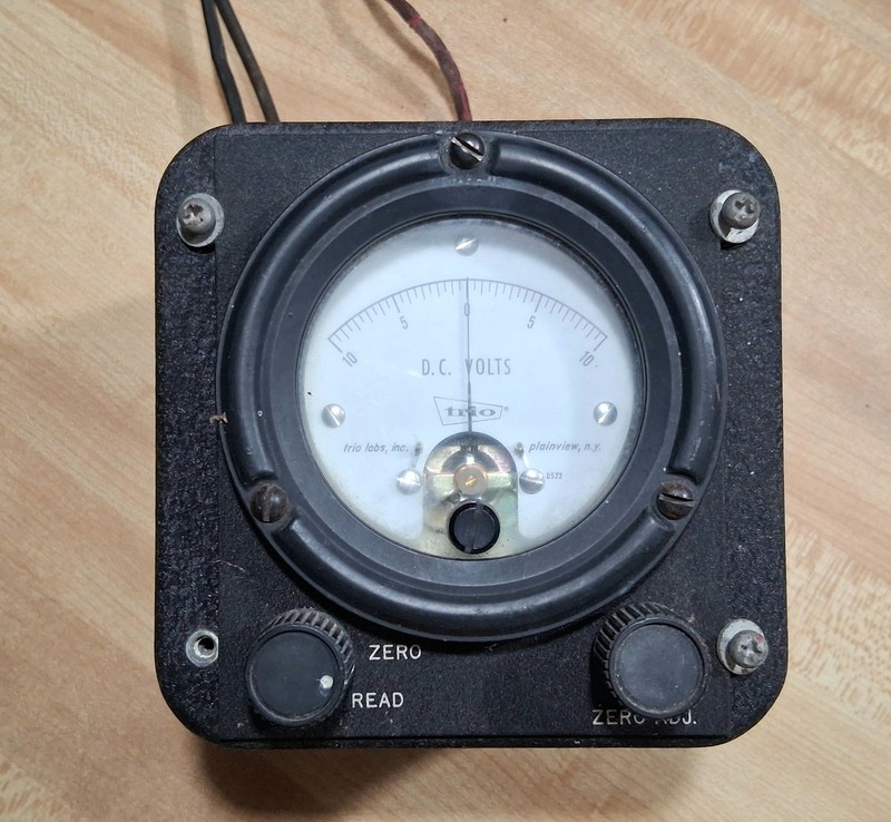 Vintage Trio Vacuum Tube Voltmeter Trio Labs Untested 