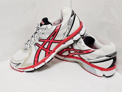 Asics GT 2000 2 Wide (2E) Herren Sneaker Weiß/Rot UK:13 EU:49 US:14 (31CM)