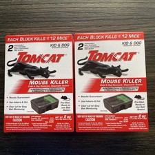(2) Tomcat Mouse Killer Child & Dog Resistant...