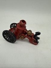 Vintage Cast Iron Fire Pumper4.5" Wide Rear Half Only