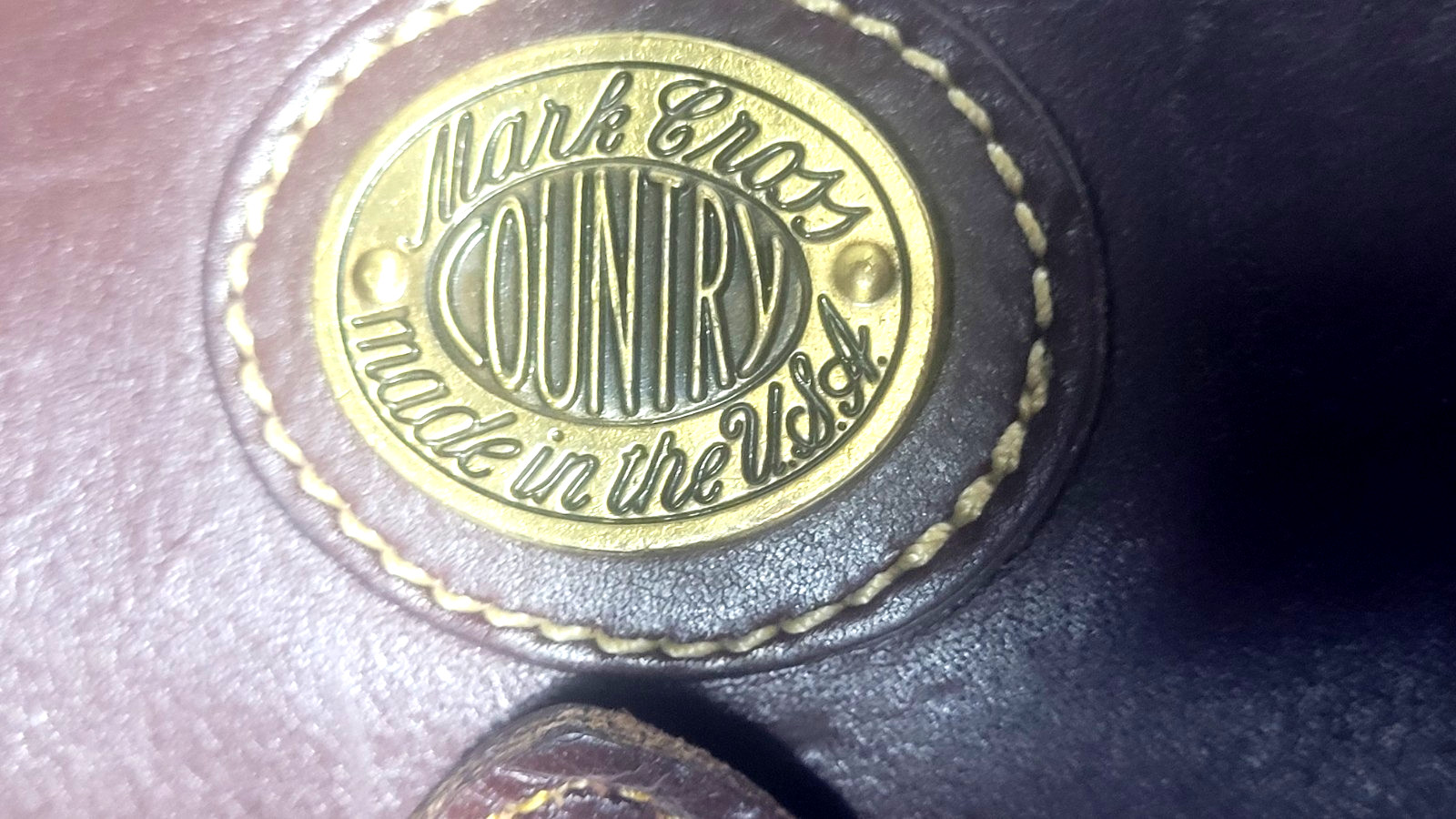 Mark Cross Country Crossbody Messenger Traveling Bag Men Fashion Genuine Leather