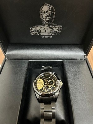 【中古品】SEIKO C-3PO スターウォーズ 腕時計 SEIKO Star Wars Collaboration C-3PO Limited Edition Rare Men's