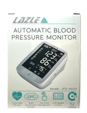 LAZLE Automatic Digital Blood Pressure Monitor Machine Upper Arm Cuff JPD HA101