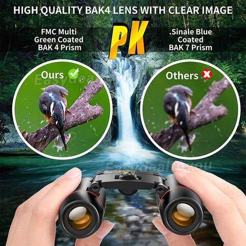 30x60 Telescope Outdoor Hunting Travel Binoculars Day Night Vision Mini Folding - Picture 5 of 12