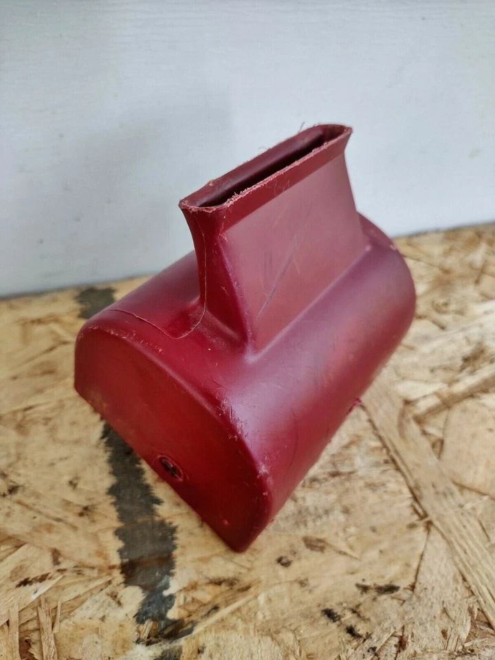 1970-е GM Cadillac Eldorado трансформируемый задний ремень безопасности натяжитель и пряжка * красный * - Изображение 3 из 4