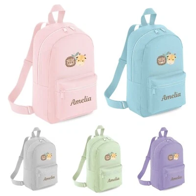 HOOLAROO Personalised Toddler Backpack Rucksack for Nursery Bag Baby Kids Boys Jungle