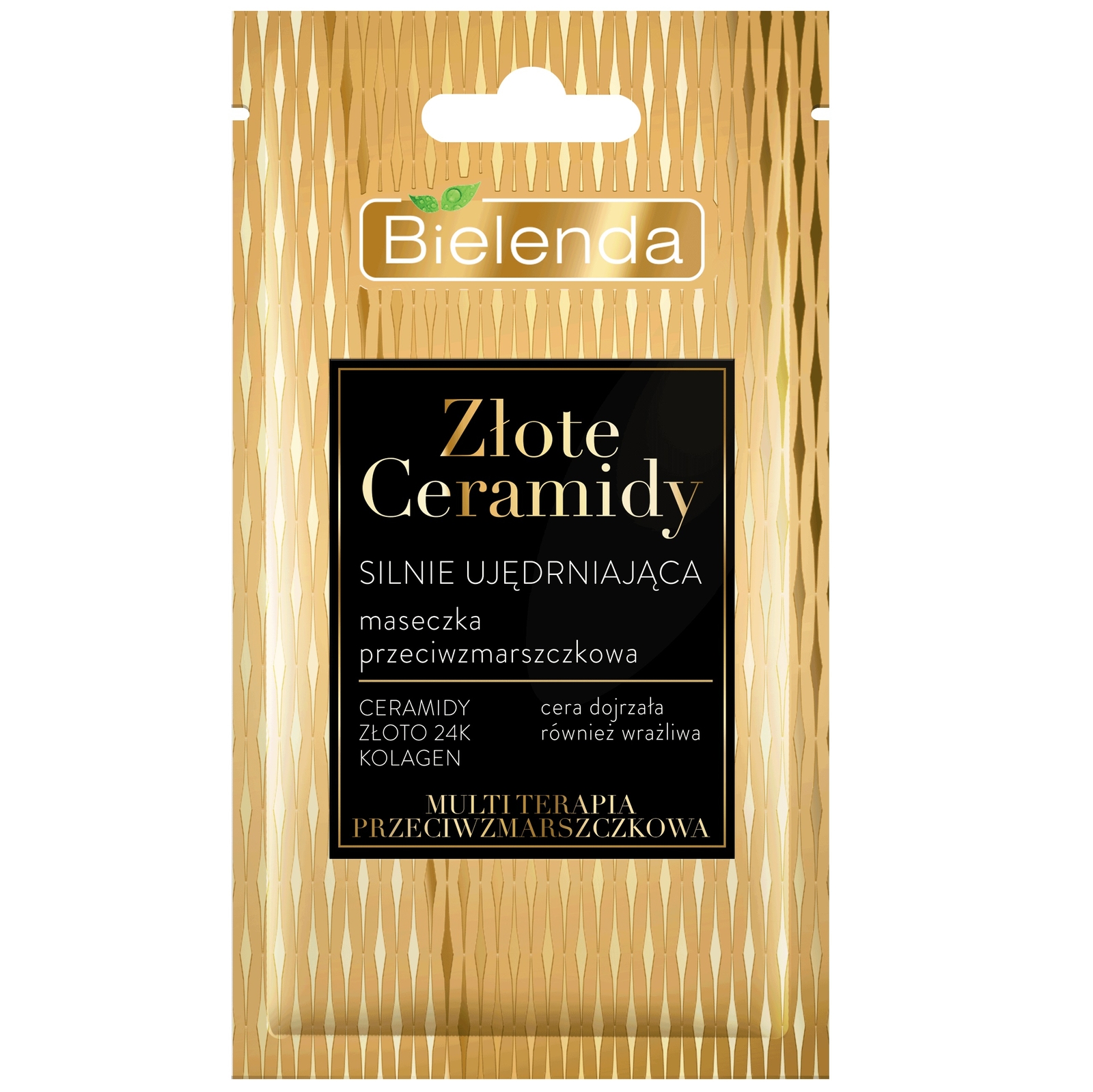 Bielenda Golden Ceramides Strongly Firming Anti Wrinkle Mask Sensitive Skin 8g