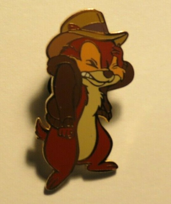 DISNEY DLR WDW CHIP FROM CHIP DALE DRESSED AS RESCUE RANGERS MOVIE PIN