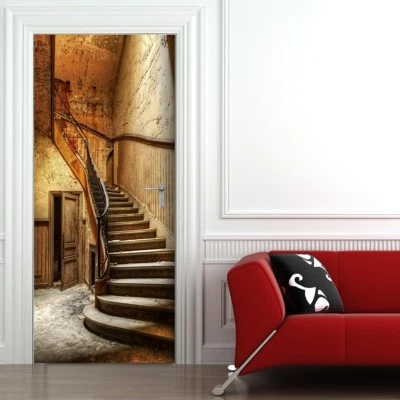 Türtapete selbstklebend TürPoster - ALTE TREPPE - Bild 1 von 4