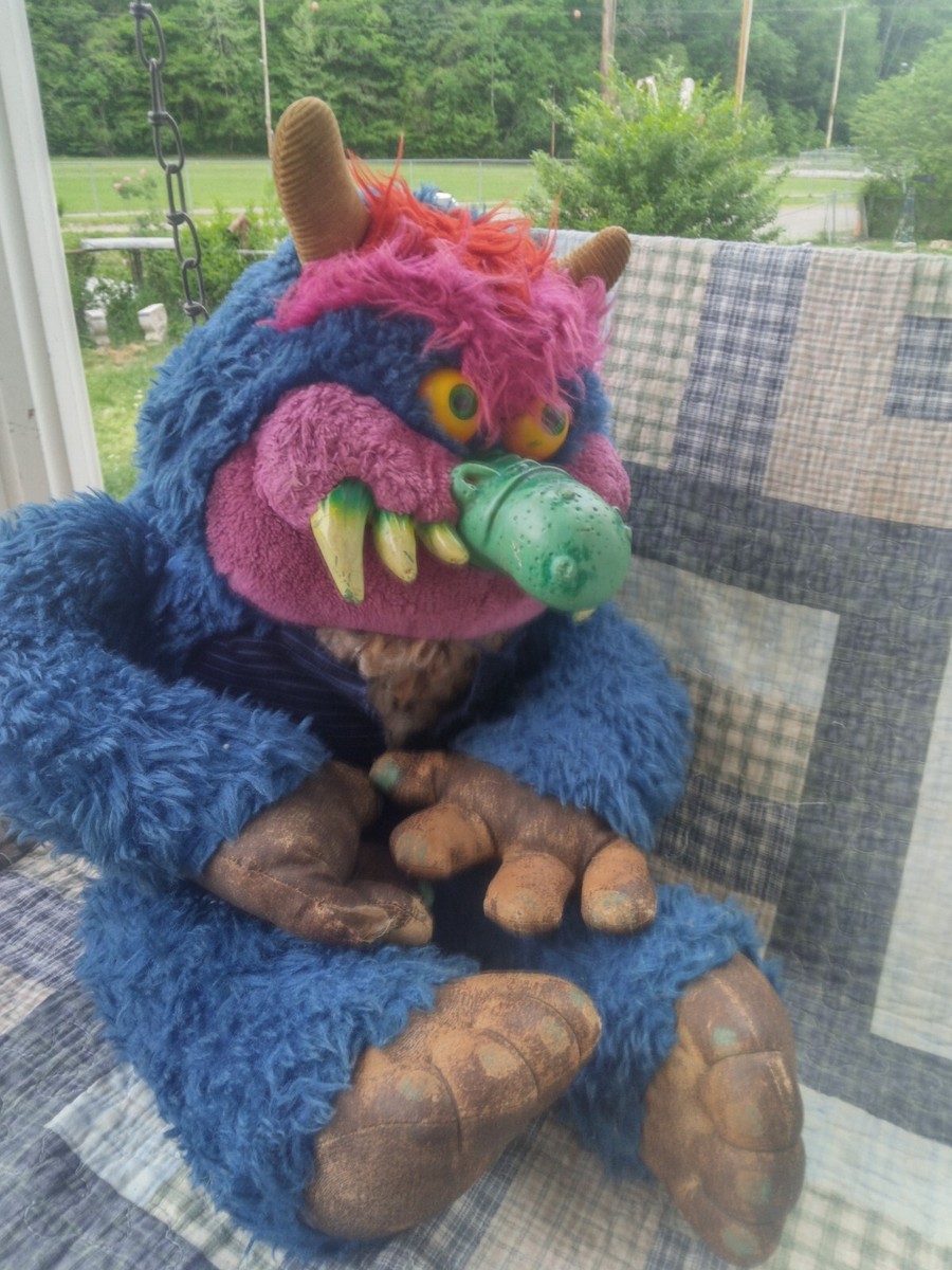 Vintage 1985 My Pet Monster Plush AmToy Big 24” Original Stuffed
