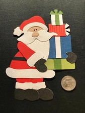 1 Santa Scrapbook HANDMADE Die Cut / Card Embellishment
