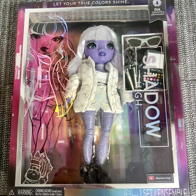 Rainbow High Shadow High Dia Mante Fashion Doll Brand New In Box