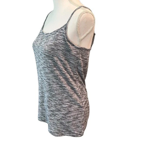 Camisa LOFT Outlet Correa de Espagueti Cami Suave Azul Negro Espacio Teñido Talla Grande Foto 2 de 4