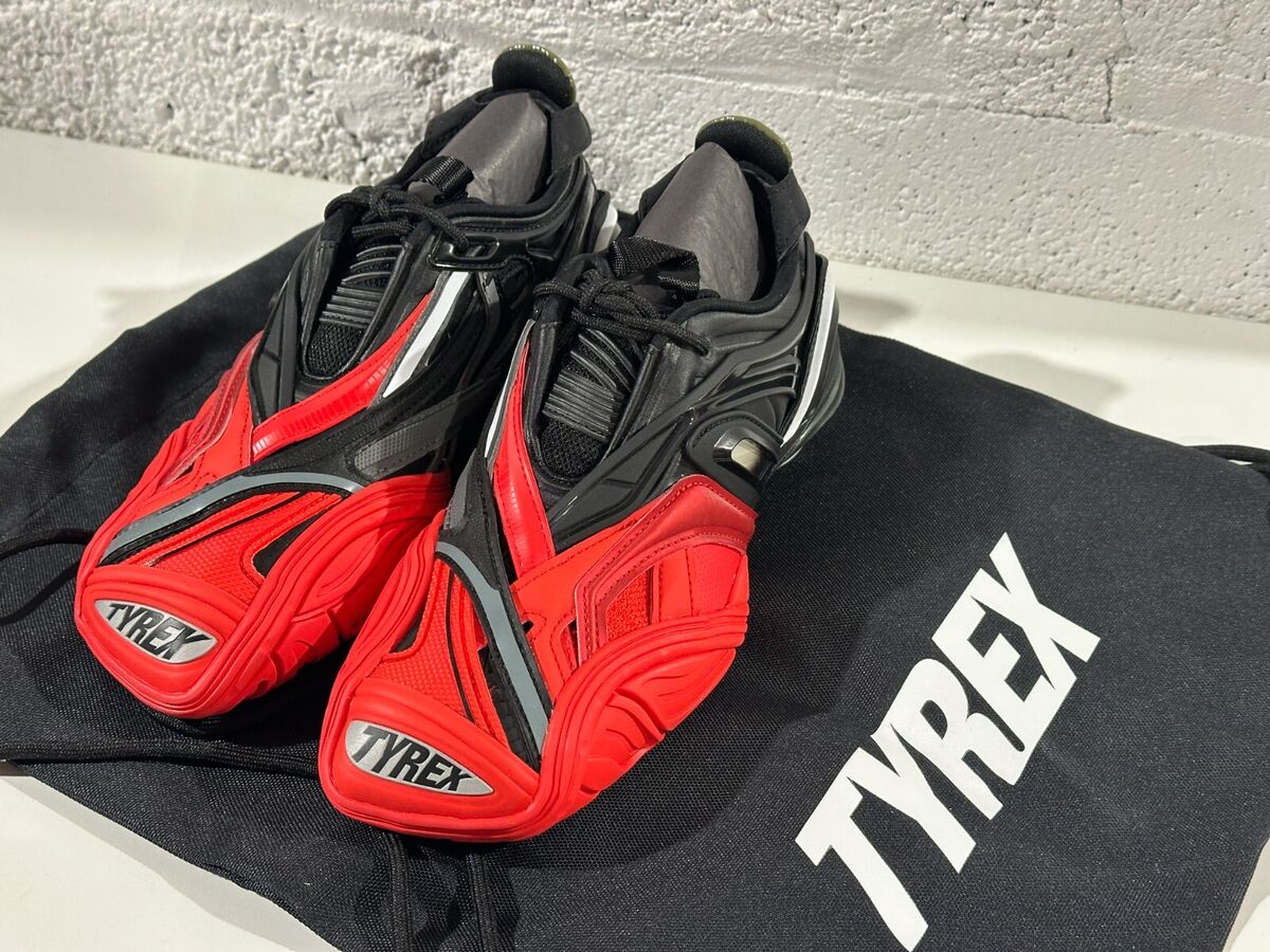 NEW Balenciaga Tyrex Sneaker Black Red 617517-W2CB1 Women's NEW Balenciaga Tyrex Sneaker Black Red 617517-W2CB1 Women's
