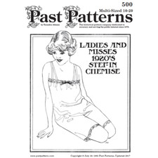 Past Patterns 0500 - 1920s Step-In Underwear Sewing Pattern bust sizes 33"-41"