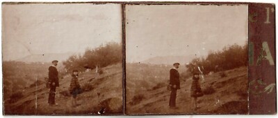 Maroc.Morocco.Beni Mellal.2.Vue Stereo Papier argentique 6x13.Stereoview.Silver.