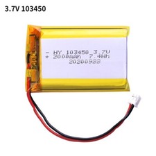 2/4/8 x 3.7V 2000mAh 103450 LiPo Rechargeable Battery  2Pin PH 2.0 Plug For GPS