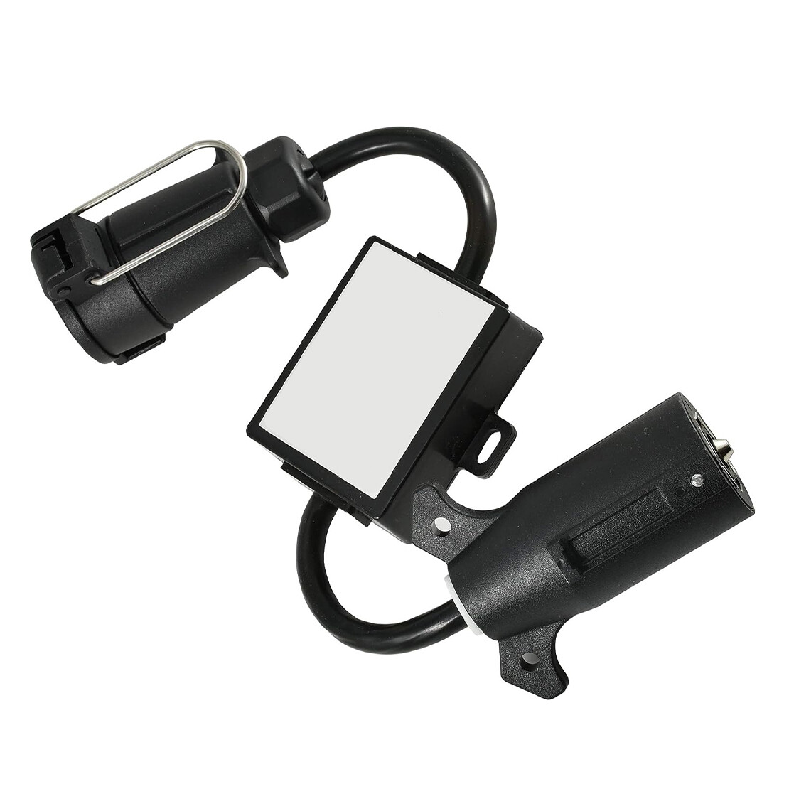 うさ US to EU Trailer Light Converter US 7-Way Blade Socket to EU 7-Pin