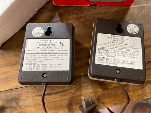 Vintage Realistic FM Wireless Room Monitor System Cat. No. 43-208 Works - Picture 3 of 4