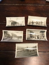 Assorted WW2 Pictures - Lot of 5 - ORIGINAL PHOTO 3.5  X 2.5  - Stamped 356