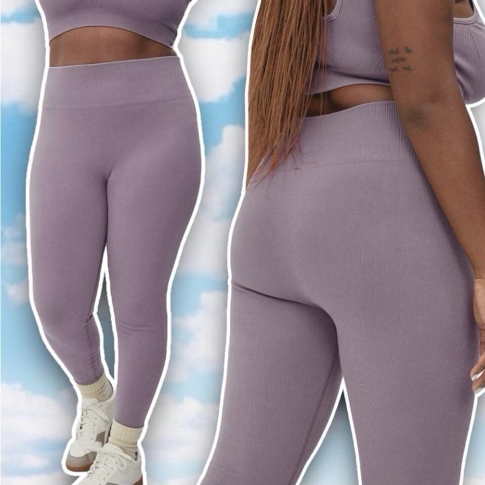 NUEVO CON ETIQUETAS Everlane XL/XXL Las Leggings Sin Costuras Fitness Entrenamiento Atletismo Salón Gimnasio