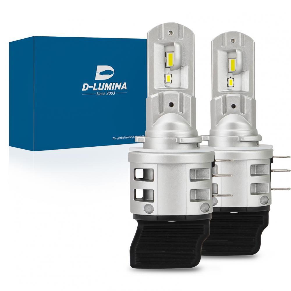 H15 55/15W (H/L) CanBUS LED Headlight / DRL Bulbs 12000Lm (12V) CSP LED 6500K