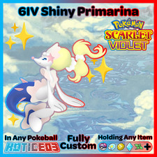✨Shiny Primarina 6IV✨ Pokemon Scarlet & Violet 🚀Fast🚀 Indigo Disk DLC