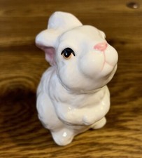 Ceramic Bunny Rabbit White 3-1/2 Cute, Unbran...