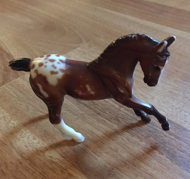Breyer Reeves 1999 Stablemate Horse Brown White Spots Pony Foal eBay