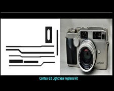 For Contax G2 Pre-Cut Replacement Light Seal From Japan #AN220028