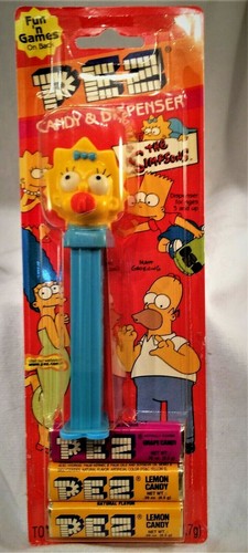 The Simpsons PEZ CANDY DISPENSER "MAGGIE" NEW in Package - 第 1/2 張圖片
