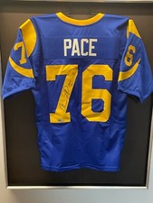 ORLANDO PACE Autograph St. Louis Rams Jersey Hidden Treasures Tristar C.O.A.