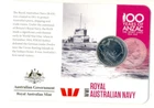 AUSTRALIAN: 2015 ANZACS Remembered-20 Cent Australian coin-Royal Australian Navy