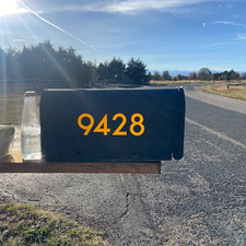 Ultra Reflective Address Numbers