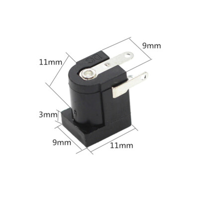 4 Spinotti Maschi Alimentazione DC 5,5x2,1 Mm - Connettori Jack Per Elettronica