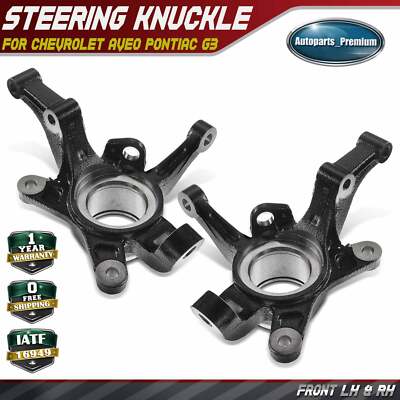 2x Steering Knuckle Front Left & Right for Chevrolet Aveo Aveo5 Pontiac G3 1.6L
