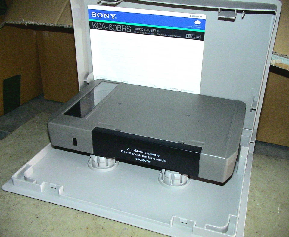 1x Sony KCA-BRS 60K 358m U-Matic Recorder Umatic Videoband Tape Band Broadcastin - Bild 4 von 4