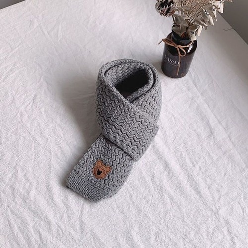 Kids Scarf Boys Girls Baby Winter Warm Scarf Women Knit Shawl Scarf Neck Collar - Picture 14 of 16