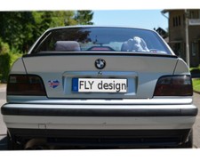 passend für BMW E36, COUPE  tuning Scwharz MATT spoiler hecklippe trunk lid becq