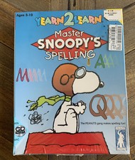 Peanuts Snoopy Yearn 2 Learn Master Snoopy's Spelling Collectors Rare Sealed