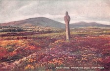POSTCARD - PIXES CROSS - WHITCHURCH DOWN - DARTMOOR - DEVON - TUCKS