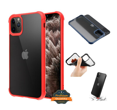 For Apple iPhone 11 /Pro /Max Slim Rubber Shockproof Case Semi