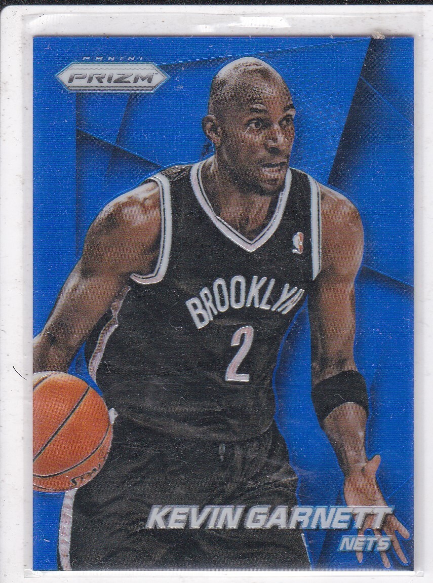 2014-15 Panini Prizm #97 Kevin Garnett Light Blue Prizm 41/49 Brooklyn Nets