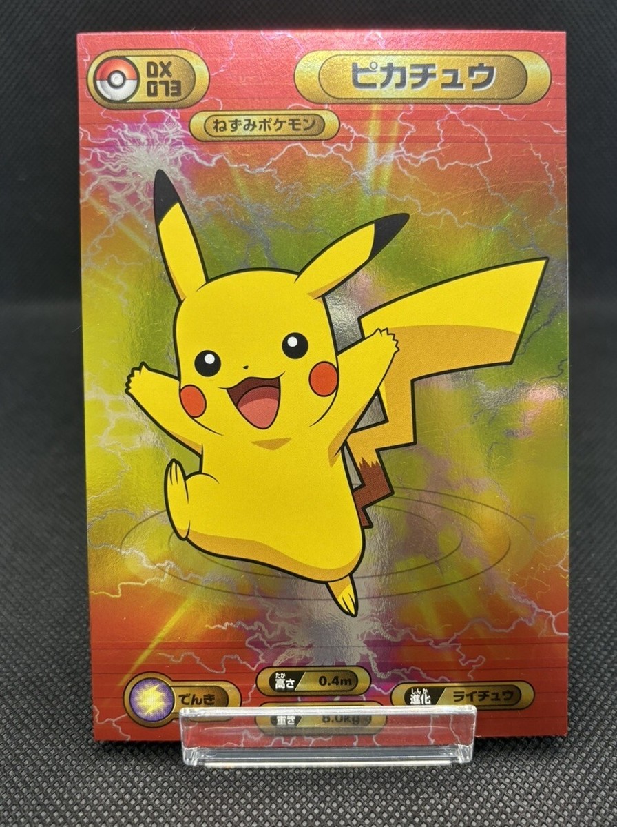 Pokemon 2010 Pikachu Large Bromide Series DX 073 Promo Card