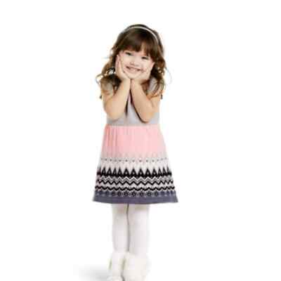 Gymboree pink and gray sweater dress size 5t | eBay