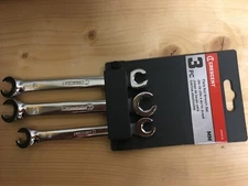 Crescent Metric Flare Nut Wrench Set 10.45 in. L 3 pk