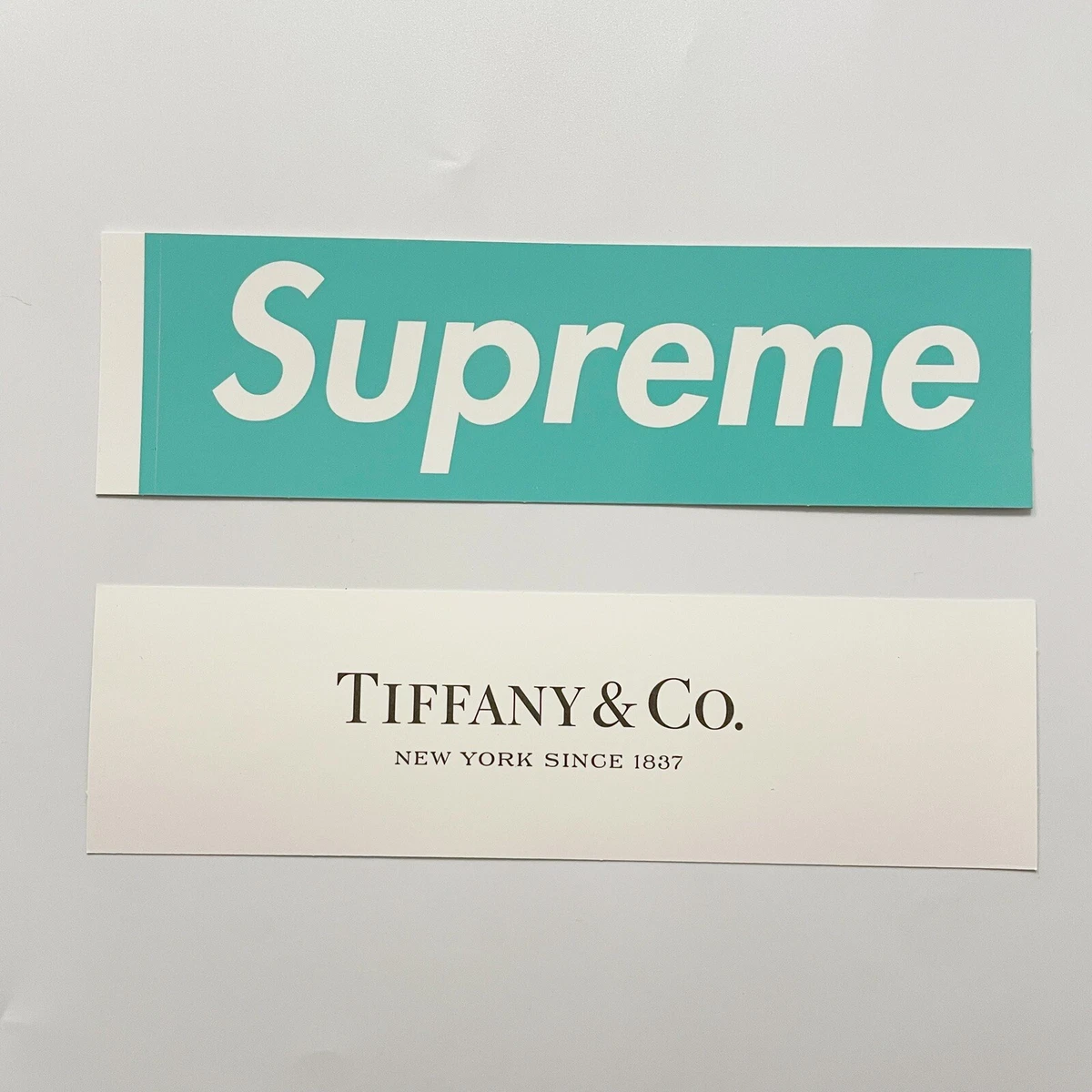 SUPREME FW21 TIFFANY & CO. BOX LOGO STICKER