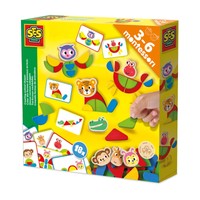 Ses Creative 14063 Montessori Creating Animal Shapes - Creative Play Kit For Kid