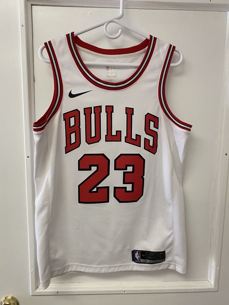 Authentic Nike Connect Michael Jordan Home White/Red Bulls Jersey