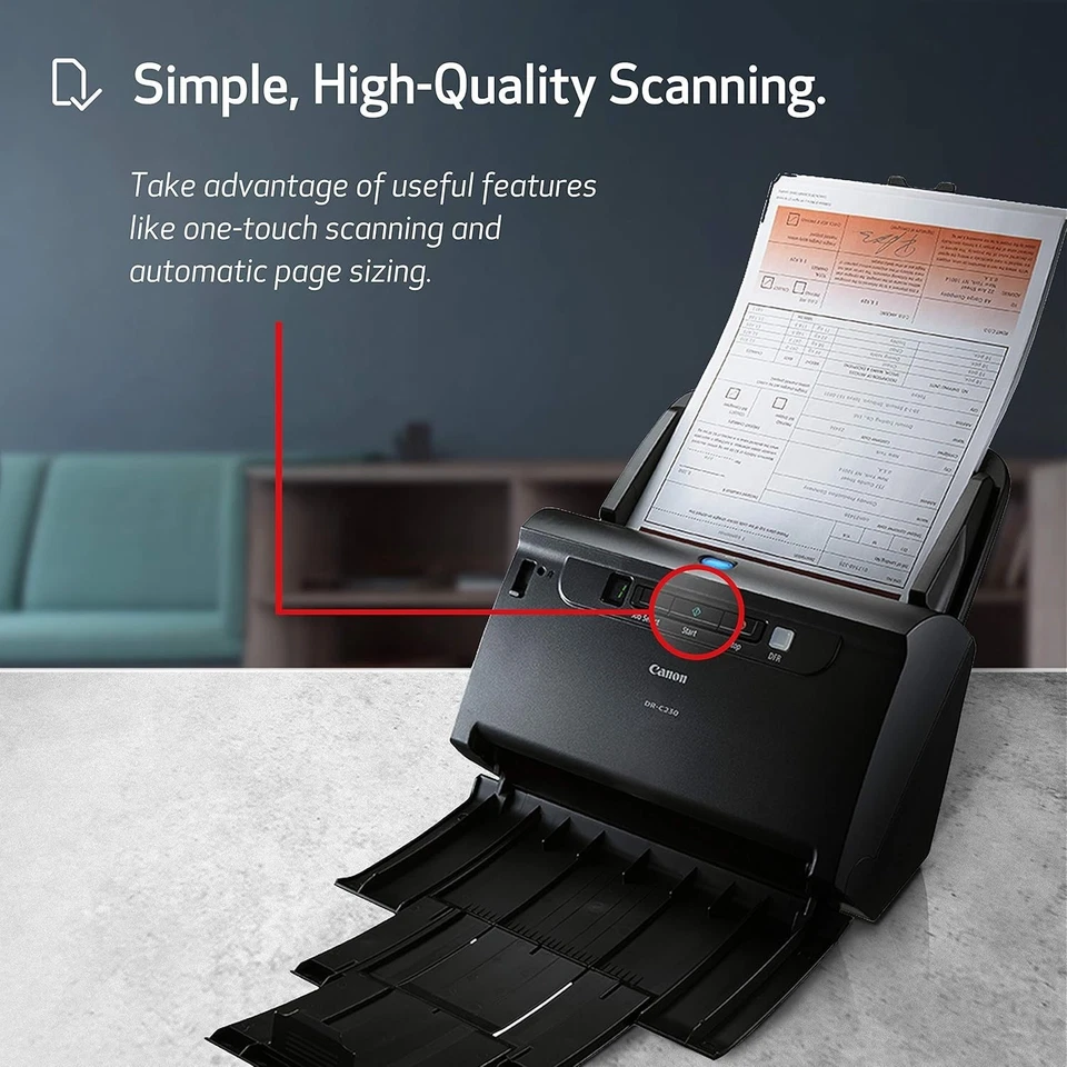 Canon imageFORMULA DR-C230 Office Document Scanner, New Damage Box - Image 2 of 4